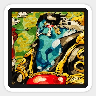 jimbei badass Sticker